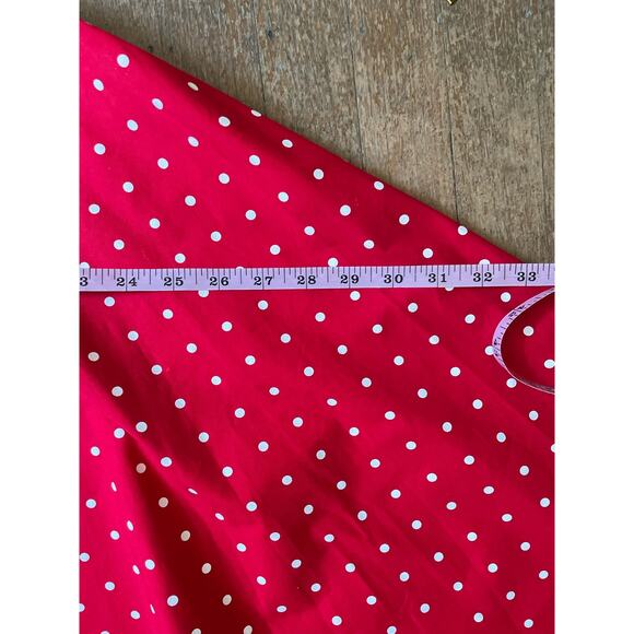 Stop Staring! Red & White Polka Dot Retro Style Dress Size Small - Picture 9 of 11